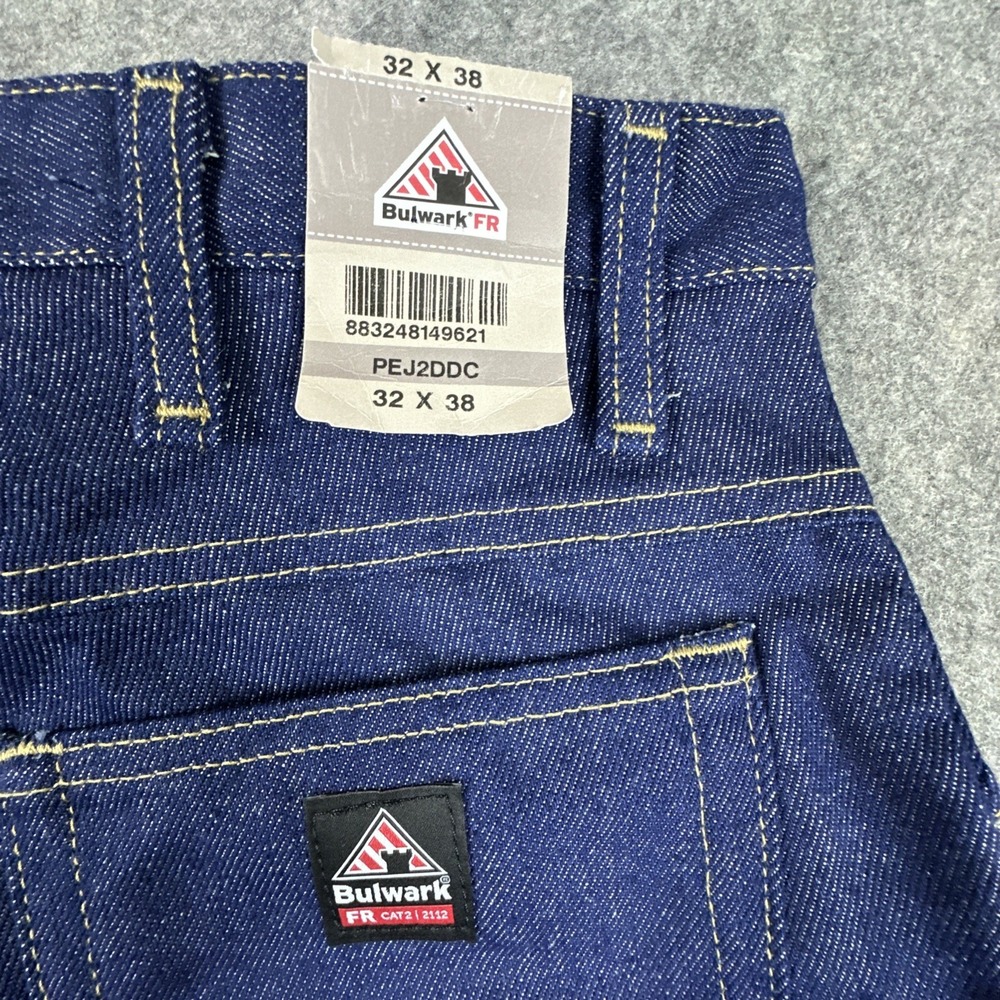 Bulwark FR Jeans 32x38 Long 2112 Flame Resistant PEJ2DDC Workwear Utility Denim